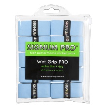 Signum Pro Overgrip Wet Pro blue 10-pack clip bag